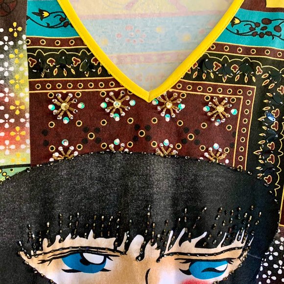 Miss Sixty beaded, embellished long sleeve t-shirt - Picture 5 of 11